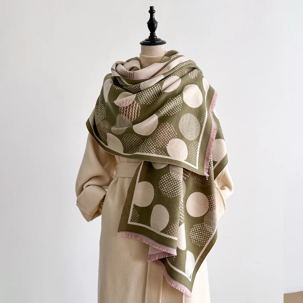 Ciretta Pashmina Scarf Green
