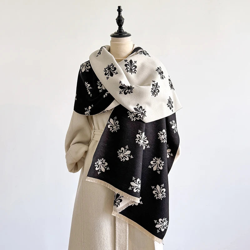 Isanna Pashmina Scarf Black