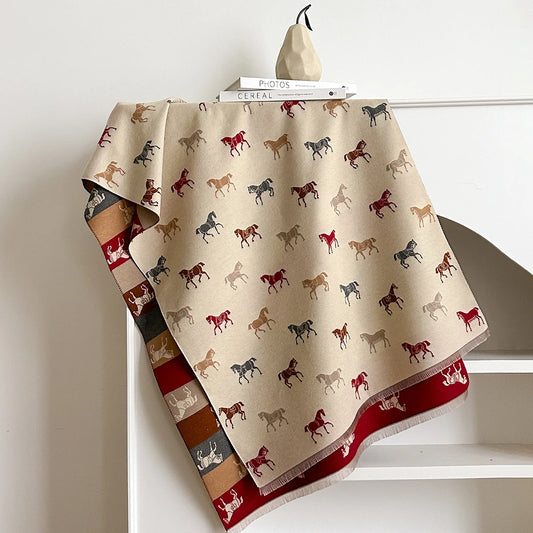 Manarola Pashmina Scarf Beige