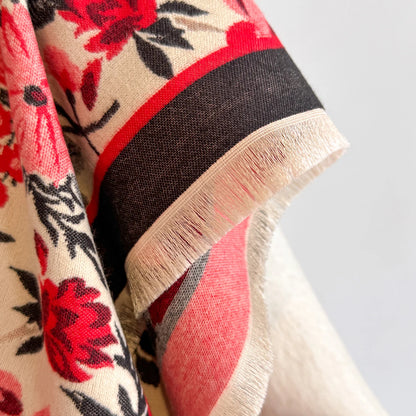 Florica Pashmina Scarf Red
