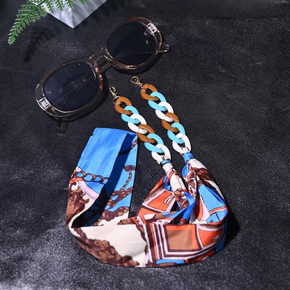 Silky Scarf Glasses Chain