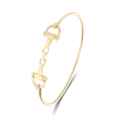 Snaffle Bit Bracelet (Gold, Rose Gold, Silver)