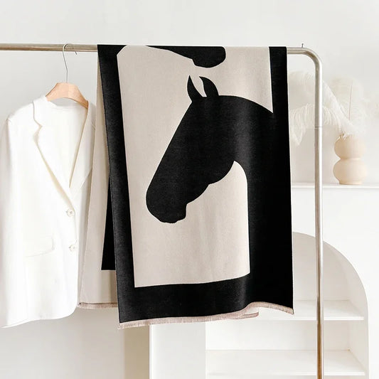 Bellagio Pashmina Scarf Black