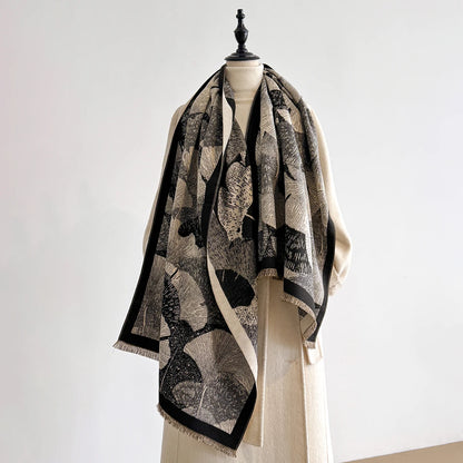 Mascia Pashmina Scarf Black