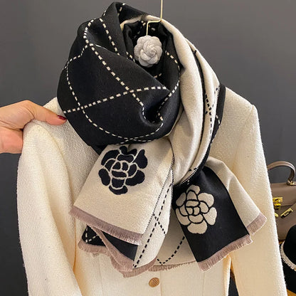 Pupa Pashmina Scarf Black