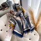 Aieta Pashmina Scarf Blue