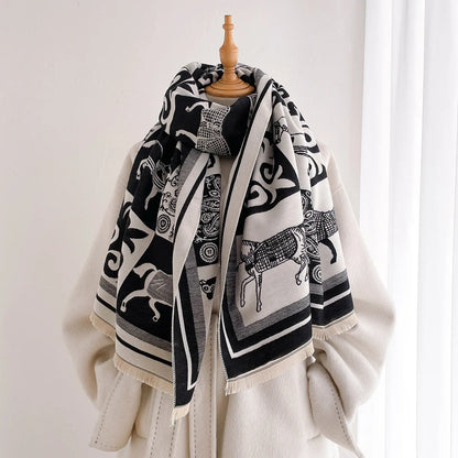Laetitia Pashmina Scarf Black