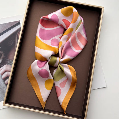 Floral Rose Scarf / 65cm