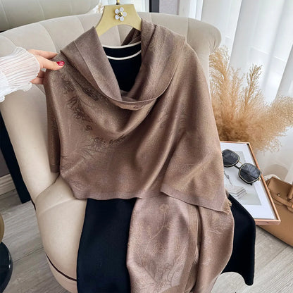 Greca Pashmina Scarf Pink
