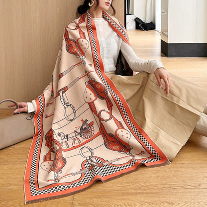 Marion Pashmina Scarf Orange