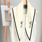 Carriage Beige Silk Diamond Scarf