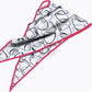Stirrups Gray Silk Diamond Scarf