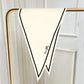 Carriage Beige Silk Diamond Scarf