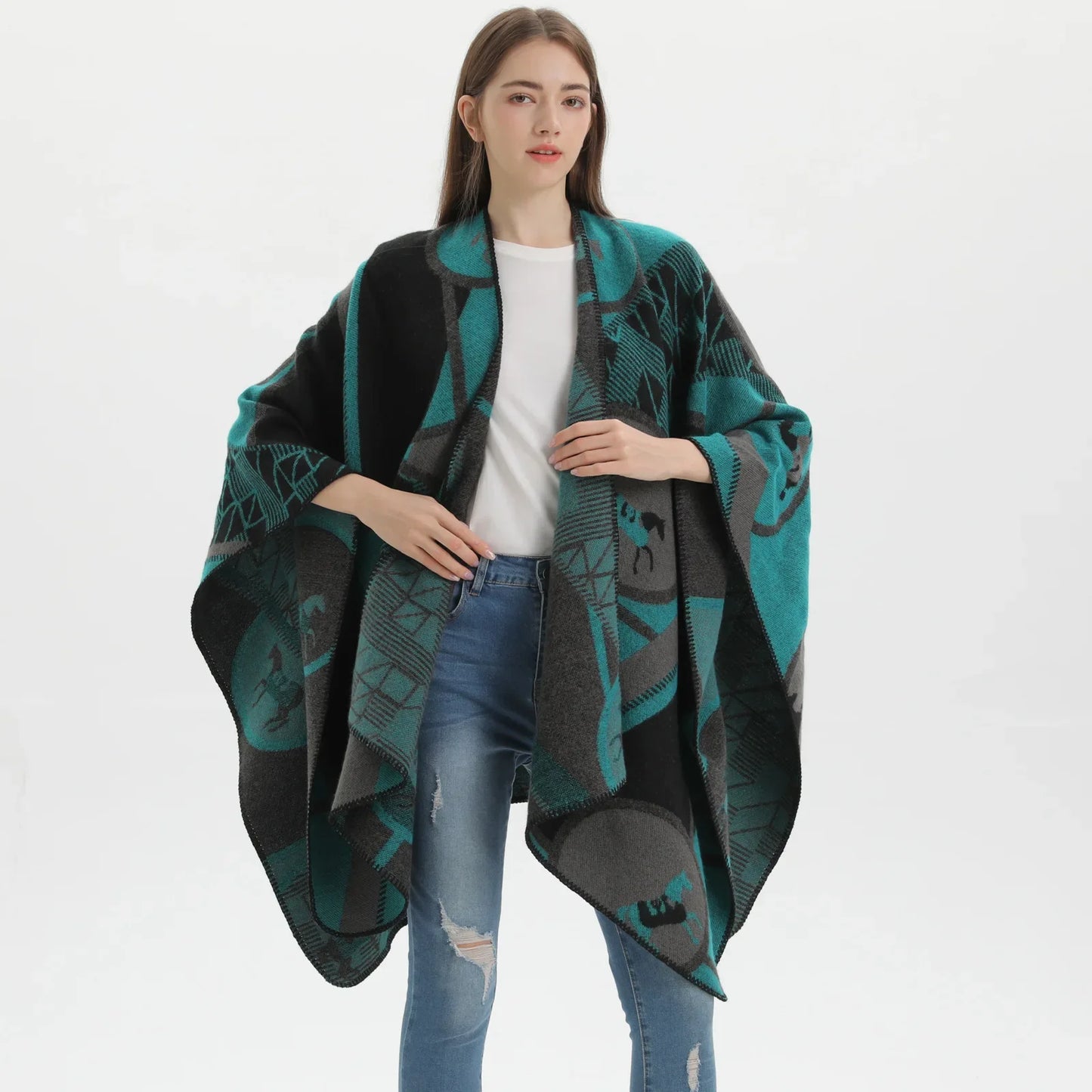 Maritza Poncho Teal