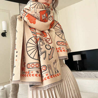 Laure Pashmina Scarf Orange