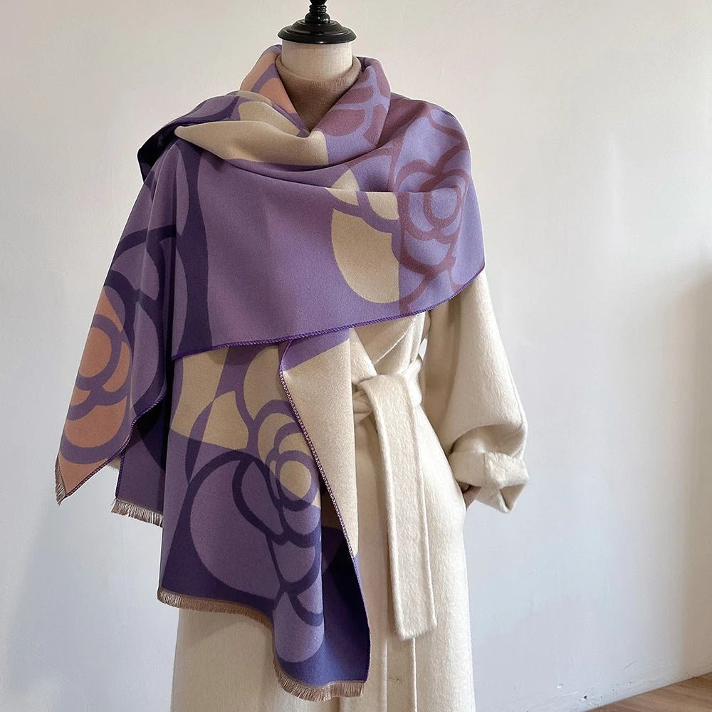 Rosinella Pashmina Scarf Purple