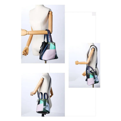 Aurelia Small Leather Bucket Bags