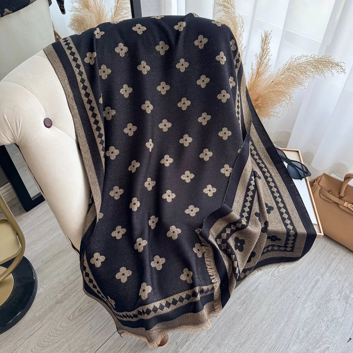 Gigia Pashmina Scarf Black