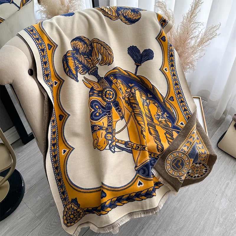 Amalie Pashmina Scarf Orange