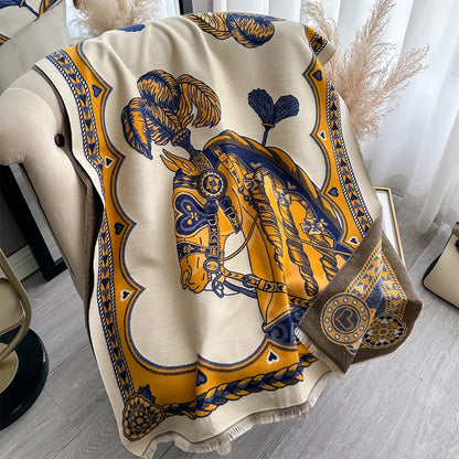 Amalie Pashmina Scarf Orange