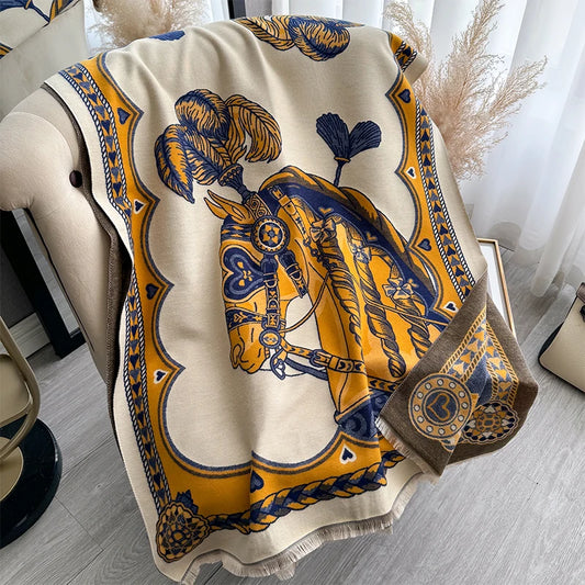 Amalie Pashmina Scarf Orange