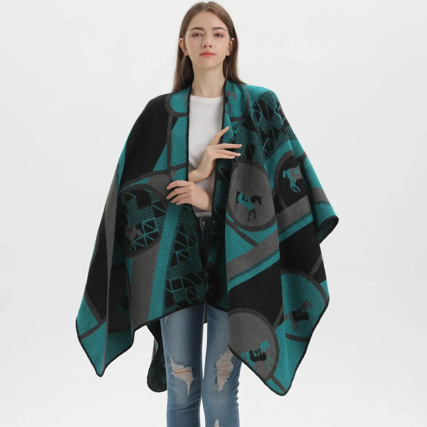 Maritza Poncho Teal