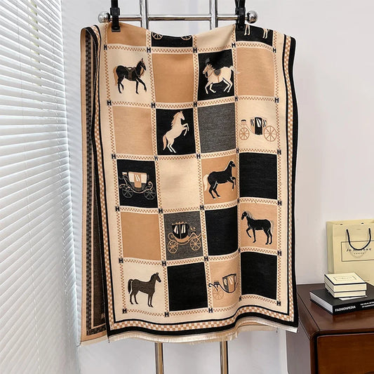 Lilou Pashmina Scarf Beige