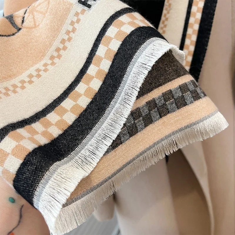 Lilou Pashmina Scarf Beige