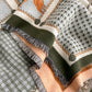 Aieta Pashmina Scarf Green