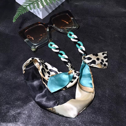 Silky Scarf Glasses Chain