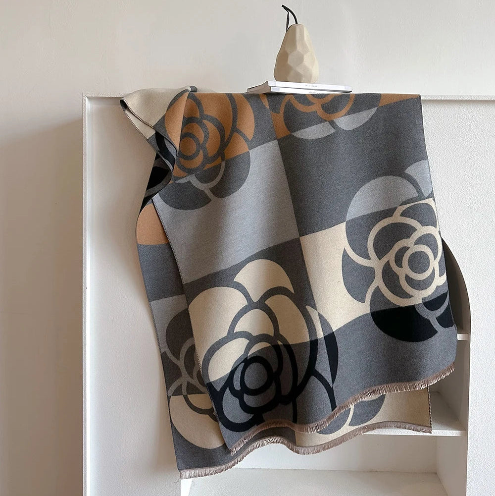 Rosinella Pashmina Scarf Gray