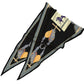 Carriage & Saddle Black Silk Diamond Scarf