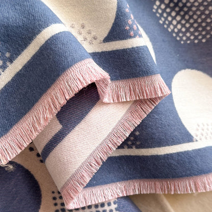 Ciretta Pashmina Scarf Blue
