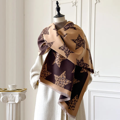 Stellia Pashmina Scarf Brown