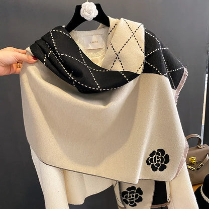 Pupa Pashmina Scarf Black