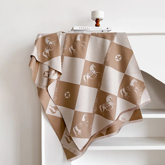 Zubiena Pashmina Scarf Khaki