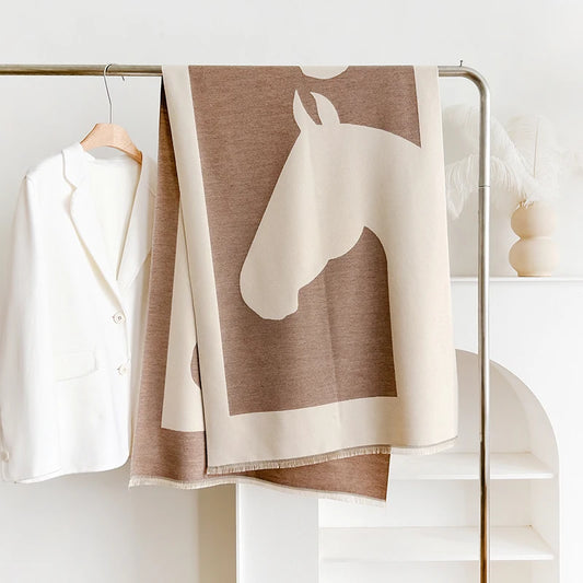 Bellagio Pashmina Scarf Khaki