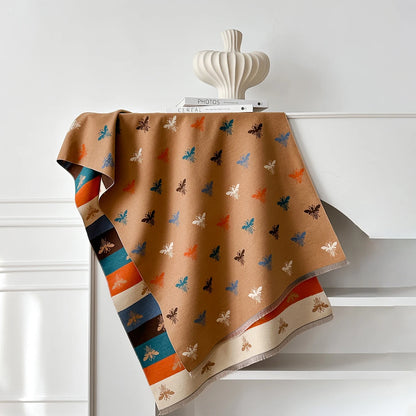 Aralda Pashmina Scarf Khaki