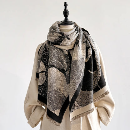 Mascia Pashmina Scarf Black