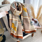 Aieta Pashmina Scarf Brown