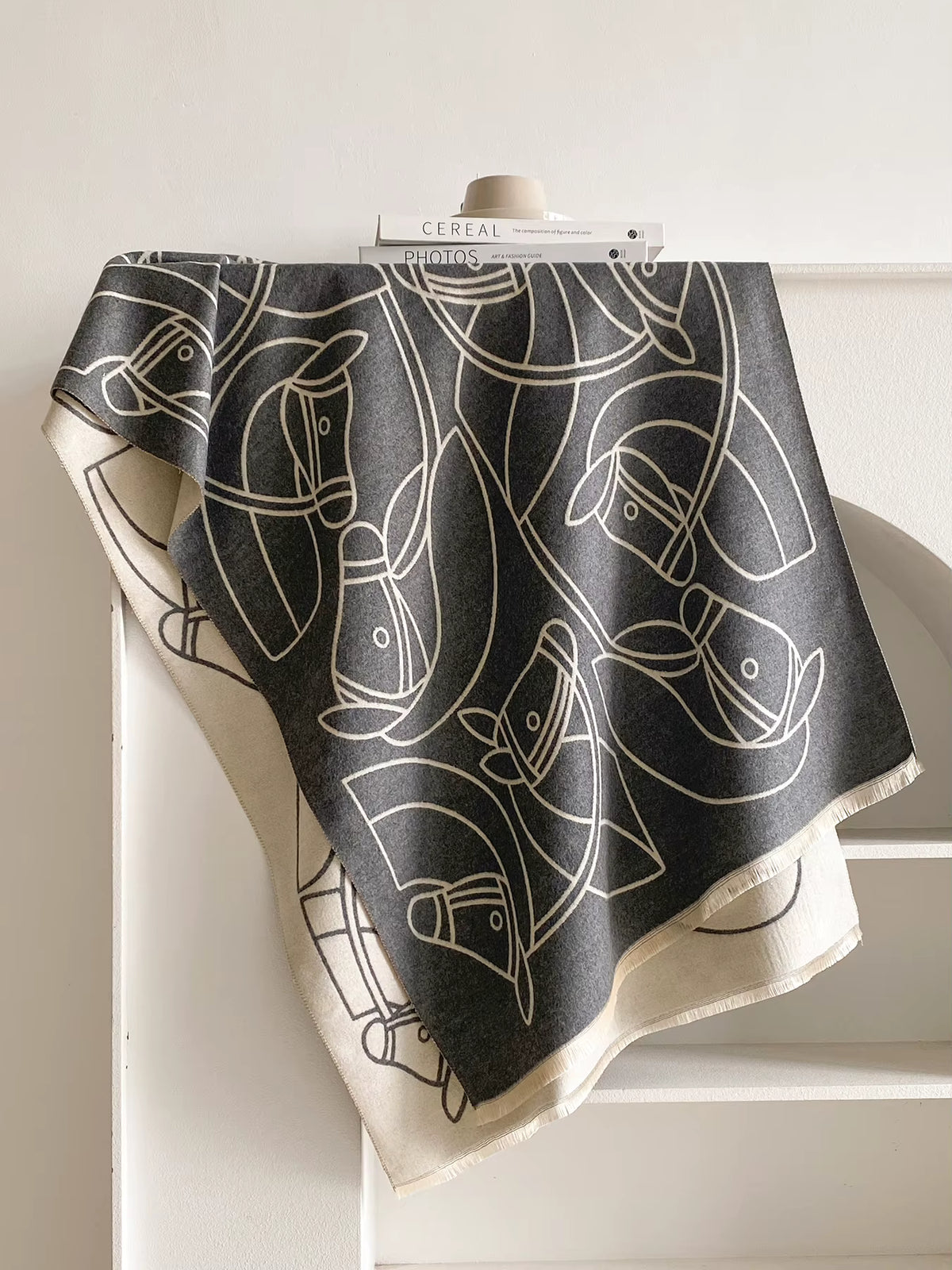 Sydney Pashmina Scarf Gray