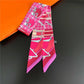Marci Pink Twilly Skinny Scarf