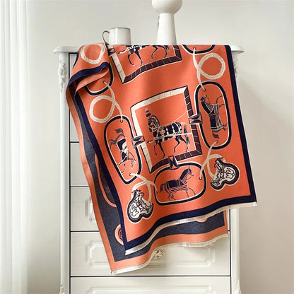 Amedea Pashmina Scarf Orange