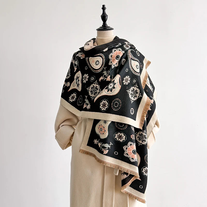 Sisinia Pashmina Scarf Black