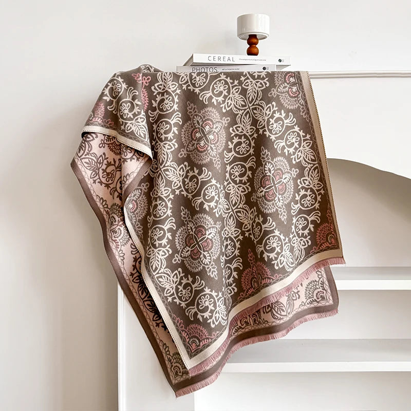 Floria Pashmina Scarf Khaki