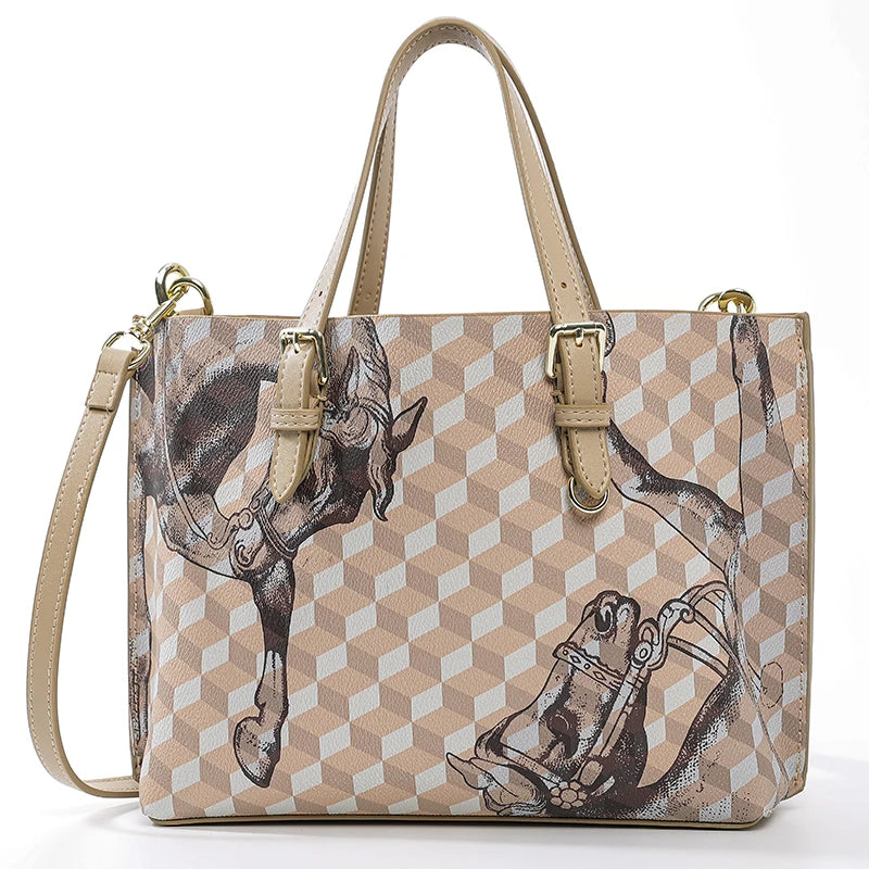 Lono Crossbody Bag with Horse Motif