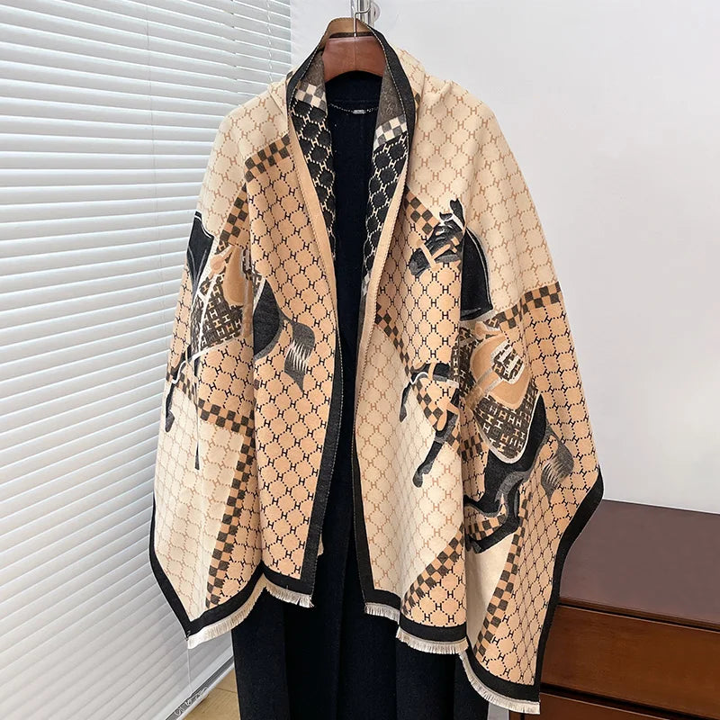 Cezanne Pashmina Scarf Beige