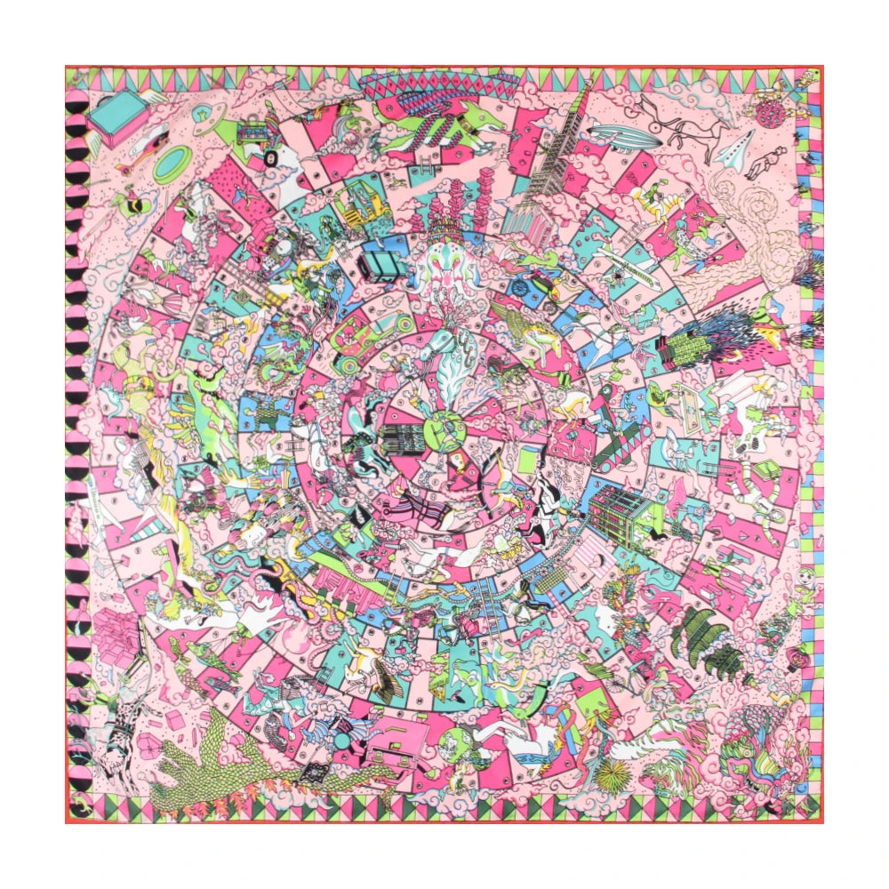 Hopi Rose Silk Scarf / 90cm