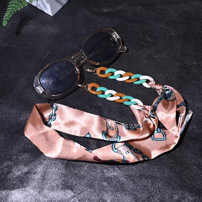 Silky Scarf Glasses Chain