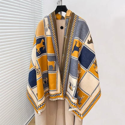 Lilou Pashmina Scarf Yellow